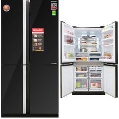 Tủ Lạnh Sharp Inverter 678 Lít SJ-FX688VG-BK