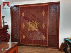 Rèm ngăn phòng thờ gỗ hương