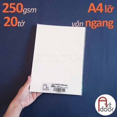 Giấy vẽ màu nước CANSON Truyền Thống dày 250gsm (vân ngang)