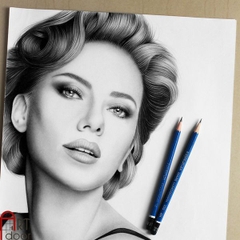 Giấy vẽ chì ROKI truyền thần, marker 180~250gsm (vân mịn)