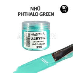 Màu vẽ Acrylic MONT MARTE (Nhũ/Vàng/Bạc) custom áo, vải, gỗ, kính, tô tượng, đất sét, số hóa