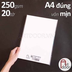 Giấy vẽ chì ROKI truyền thần, marker dày 240~250gsm (vân mịn)