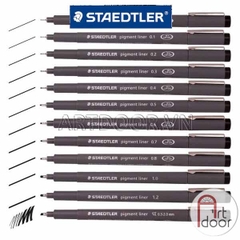 Bút line kháng nước Đen STAEDTLER Mars 308 (cây lẻ)