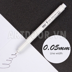 Bút line kháng nước Đen MARVY Uchida (cây lẻ)