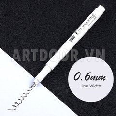 Bút line kháng nước Đen MARVY Uchida (cây lẻ)