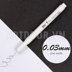 Bút line kháng nước Đen MARVY Uchida (cây lẻ)