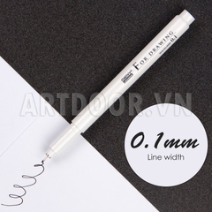 Bút line kháng nước Đen MARVY Uchida (cây lẻ)