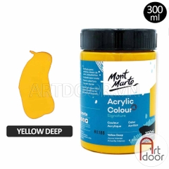 Màu vẽ Acrylic MONT MARTE Hũ (300ml) custom áo, vải, gỗ, kính, tô tượng, đất sét, số hóa