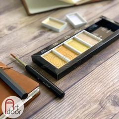 Bộ màu Nước Nén Nhũ GANSAI TAMBI Starry (hộp giấy) - 6 Màu