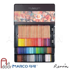 Bộ chì màu Khô MARCO Renoir Nâu (hộp thiếc)