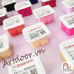 Màu vẽ Gouache HIMI Trắng (white) học vẽ trang trí màu, pha cùng pentel poster