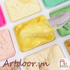 Màu vẽ Gouache HIMI Trắng (white) học vẽ trang trí màu, pha cùng pentel poster