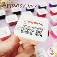 Màu vẽ Gouache HIMI Trắng (white) học vẽ trang trí màu, pha cùng pentel poster