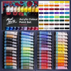 Bộ màu Acrylic MONT MARTE Nhũ/ Pastel/ Basic Tuýp 36ml (hộp giấy)