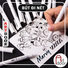 Bút line kháng nước Đen MARVY Uchida (cây lẻ)