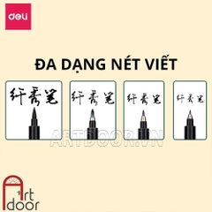 Bút Đen viết thư pháp DELI (cây lẻ)