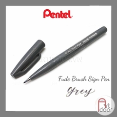 Bút màu viết thư pháp PENTEL Fude Touch (cây lẻ) - [xả kho]