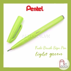 Bút màu viết thư pháp PENTEL Fude Touch (cây lẻ) - [xả kho]