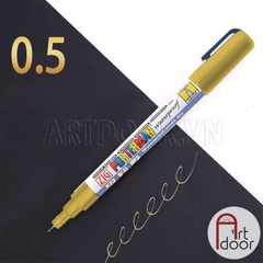 Bút sơn Acrylic KURETAKE Posterman lâu phai (hàng Nhật) vẽ vải, nhựa, kính, gỗ, đá, sứ, làm thiệp