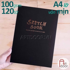 Sổ vẽ chì POTENTATE Sketchbook may gáy mỏng 100gsm (vân mịn)