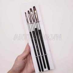 Bộ cọ vẽ màu nước SUNWAY Basic lông Sóc Mix