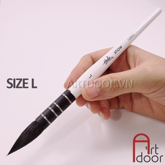 Cọ vẽ đầu Mop màu nước NABII Holic lông Sóc (SQWM1) - Size L