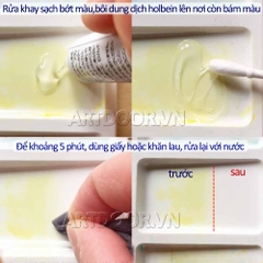 Nước tẩy rửa khay pha màu HOLBEIN Palette Cleaner (12ml)
