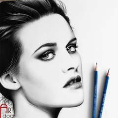 Giấy vẽ chì ROKI truyền thần, marker 180~250gsm (vân mịn)