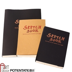 Sổ vẽ chì POTENTATE Sketchbook may gáy mỏng 100gsm (vân mịn)