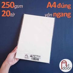 Giấy vẽ màu nước CANSON Truyền Thống dày 250gsm (vân ngang)