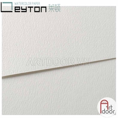 Giấy vẽ màu nước LEYTON khổ lớn A3 100% Cotton dày 300gsm (vân mịn/ nổi) - [HỎA TỐC HCM] - [xả kho]