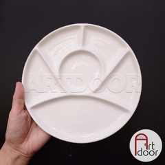 Khay Bảng pha màu Nước bằng Sứ (palette)