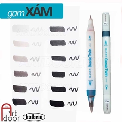 Bút Marker HOLBEIN Maxon đầu brush mềm cây lẻ (full) - [xả kho]