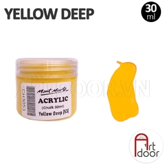 Màu vẽ Acrylic MONT MARTE Hũ (chiết 30ml) custom áo, vải, gỗ, kính, tô tượng, đất sét, số hóa