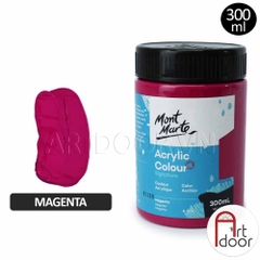 Màu vẽ Acrylic MONT MARTE Hũ (300ml) custom áo, vải, gỗ, kính, tô tượng, đất sét, số hóa
