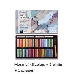 Bộ màu vẽ Sáp Dầu GIORGIONE Soft Oil Pastel mềm đắp nổi (hộp giấy)