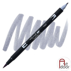 Bút màu đầu cọ TOMBOW ABT Dual Brush siêu mượt (Trắng/ Đen/ Xám) - [xả kho]