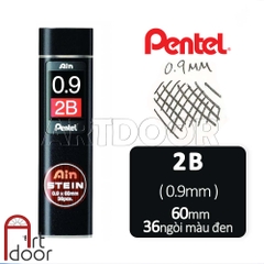 Ruột ngòi chì bấm PENTEL Ain Stein siêu cứng 2B (đủ size)