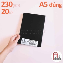 Giấy vẽ màu CANSON giấy Đen dày 230gsm (trơn)