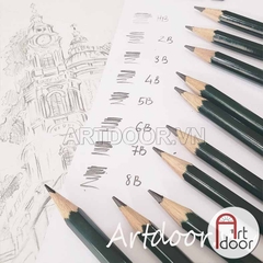 Bút chì phác thảo FABER CASTELL 9000 chống gãy (cây lẻ)