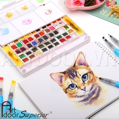 Cọ vẽ bơm nước SUPERIOR Waterbrush vẽ màu nước tiện lợi