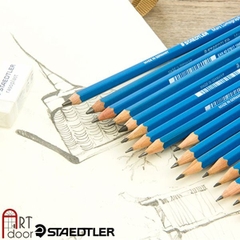 Bút chì phác thảo STAEDTLER Lumograph thân Xanh (cây lẻ)