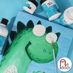 Màu vẽ Acrylic MONT MARTE Hũ (300ml) custom áo, vải, gỗ, kính, tô tượng, đất sét, số hóa