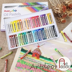 Bộ màu vẽ Sáp Dầu PENTEL Oil Pastel (hộp giấy)