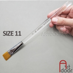 Cọ vẽ đầu Vuông LOHEV thân Trong (586) tập vẽ màu Nước, Acrylic, Gouache, tô tượng, đất sét, số hoá