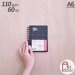 Sổ vẽ chì MONT MARTE Visual Art mỏng 110gsm (vân mịn) - [xả kho]