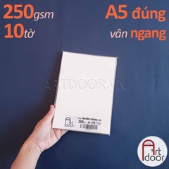 Giấy vẽ màu nước CANSON Truyền Thống dày 250gsm (vân ngang)