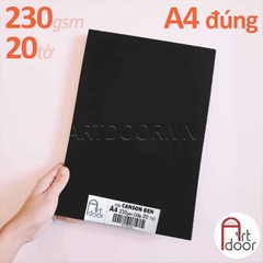 Giấy vẽ màu CANSON giấy Đen dày 230gsm (trơn)