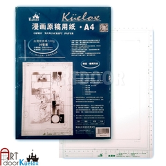 Giấy vẽ truyện tranh KUELOX Manga mỏng 120gsm (vân mịn) - A4 (30 tờ)