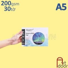 Sổ vẽ màu Nước GIORGIONE Pad dạng Xé dày 200~300gsm (vân nổi Cold)